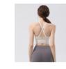 Nude Feeling Criss-Cross Sports Bra: Shockproof, High-Intensity Yoga & Running Fitness Vest