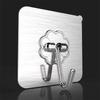 Durable Adhesive Stainless Steel Wall Hook for Heavy Duty Kitchen Use