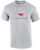 Croatia Airlines Red Blue Logo Croatian Aviation Sport Gray Cotton T-Shirt