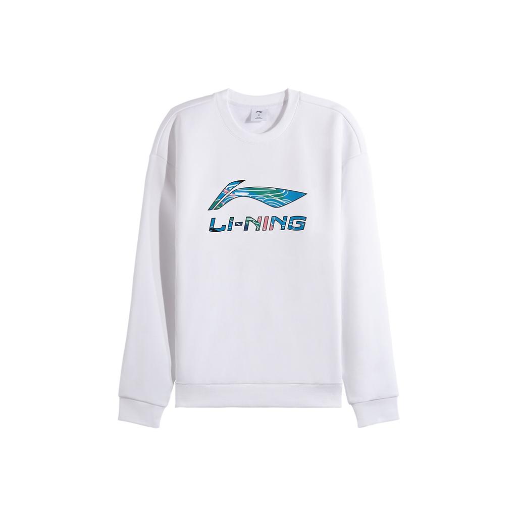 Li-Ning Round Neck Pullover Fashion Trend Sports Lifestyle Comfortable Versatile Simple Vitality Sweatshirt Men Sweatshirt AWDVH37-6