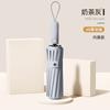 New 16-bone Vinyl Automatic Double Umbrella Three-fold Wind-resistant Reinforced Folding Umbrella Umbrella Plus