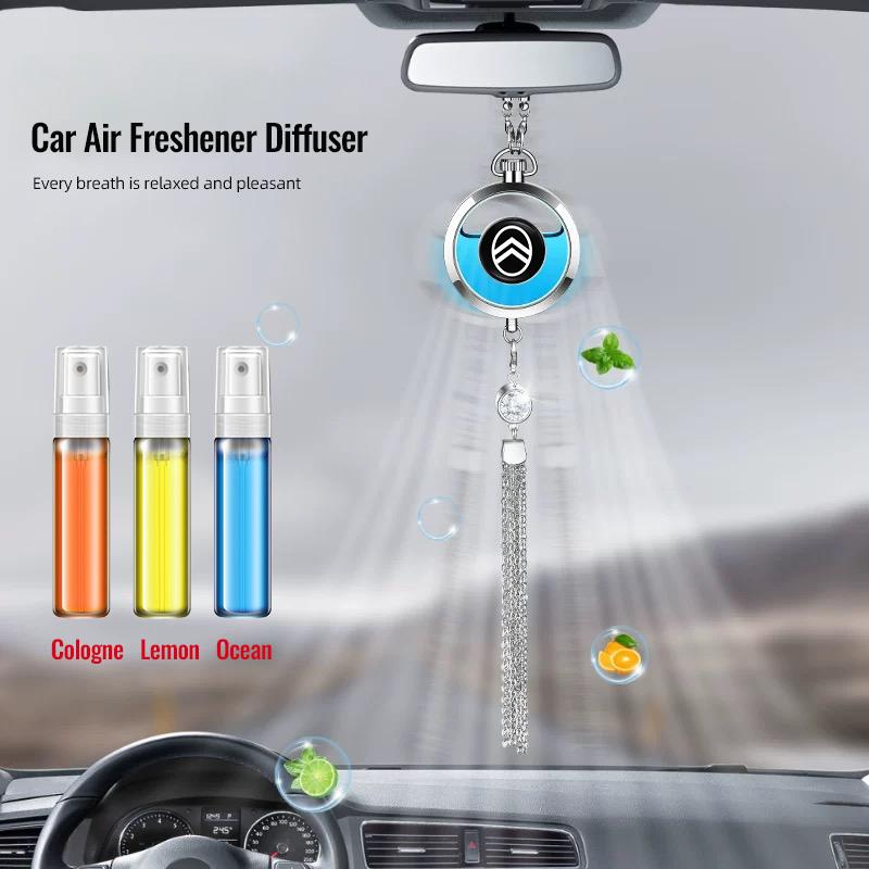 Auto Lufterfrischer Parfüm Duft Anhänger Diffusor Für Citroen C3 C5 AIRCROSS C5X C4 Cactus PICASSO e-C3 e-C4 Celysee C1 C6 C2