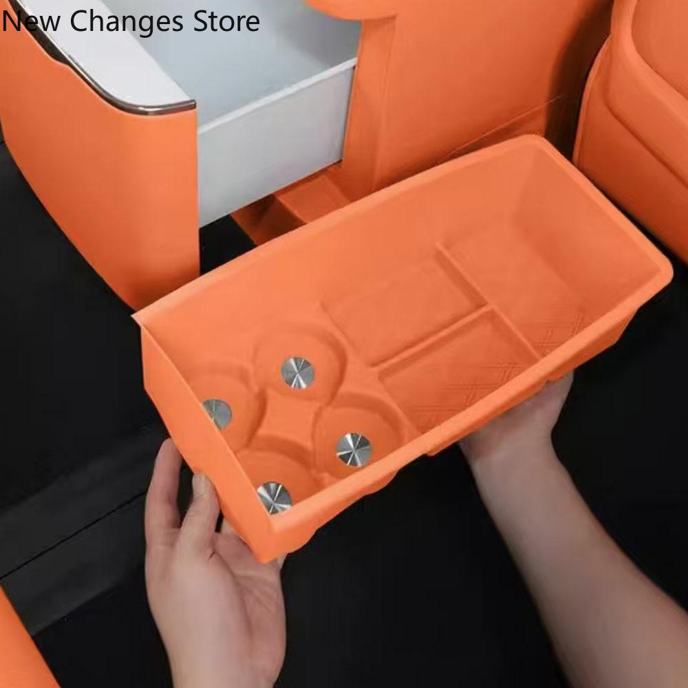 For Lynk Co 900 2025 Refrigerator Cup Holder Beverage Fixed Shelf Silicone Pad Interior Modification Accessories