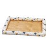 Summer Cool Pet Bed: Rattan Mat for Dogs and Cats