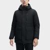 FILA Solid Color Casual Mid-Length Down Jacket Men outerwear Black F11M342909F-BK