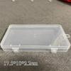 New Stationery Stickers Plastic Storage Box Organizer Transparent Desktop Storage Container Plastic Art Tool Case for Craft