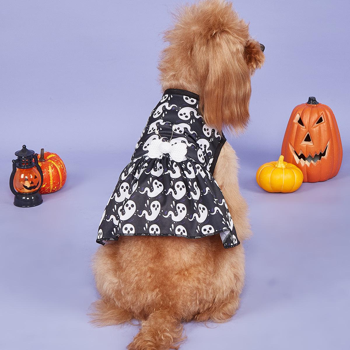 

Платье-юбка для маленьких домашних животных на Хэллоуин с изображением собак и кошек L (recommended 6-8 catty)