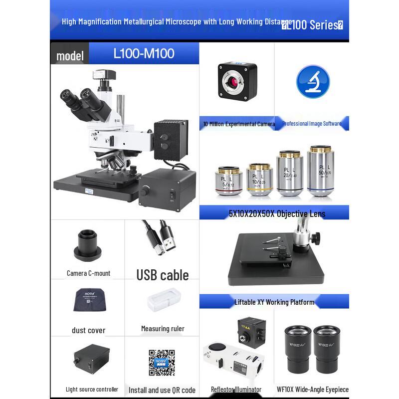 AOSVI 5000x Digital Metallurgical Microscope