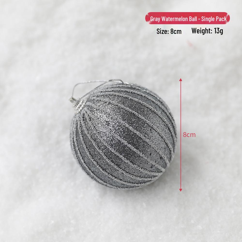 Gold Powder Painted Black Foam Christmas Tree Hanging Ornament