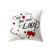 Christmas Theme Christmas Decoration Printed Pattern Cushion Cover Home Living Room Sofa Decor Waist Cushion Pillow Cover