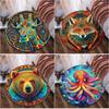 Animal Circular Rug - Office Decorative Carpet For Living Room Bedroom Door Mat Floor Rug Computer Chair Area Rug