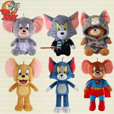 Original Warner Bros. Tom und Jerry Superman Kater Tom Plüschtier mit Dinosaurierkostüm