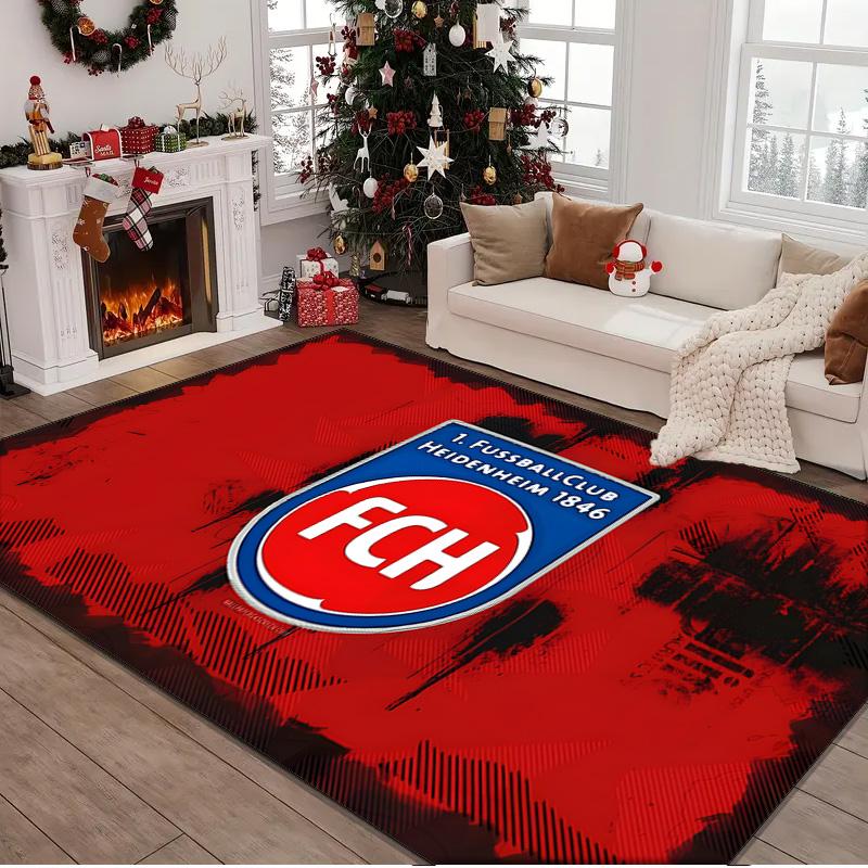 1 Stück Teppich Heidenheim Wappen Teppich, Stuhlmatte, Läufer für Büro Schlafzimmer Wohnzimmer Schlafzimmer, Fußmatten-Dekor Weihnachts-Fächer-Geschenke