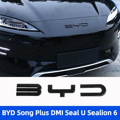 Do BYD Seal U Sealion 6 Song Plus DMI Czarne Przednie Emblematy Modyfikacja Czarny Wojownik Nasadki na Znaczki Samochodowe Style Emblematów