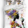 Forest Fairy Flower Butterfly Girl Duvet Cover With Pillow Case Custom 3pcs Bedding Set Quilt Cover Double Bed Home Textile