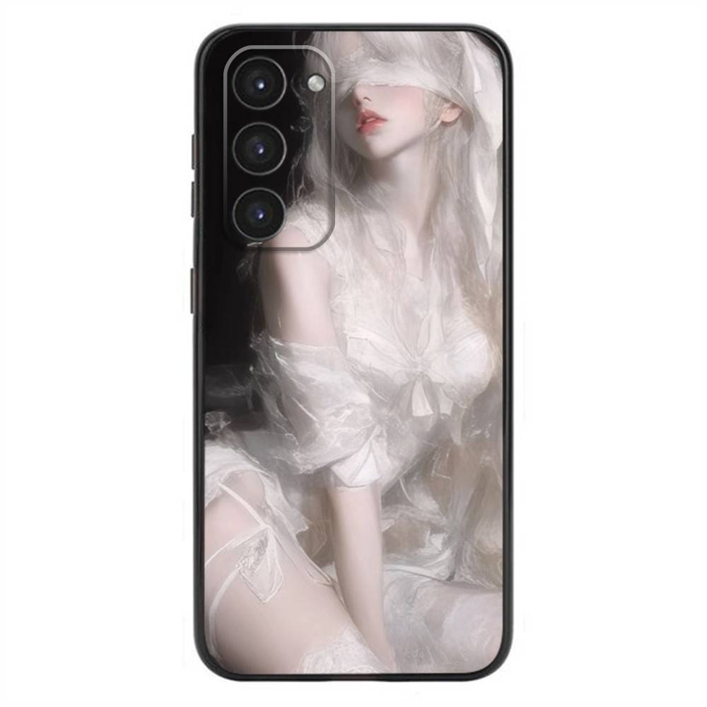 Game N-NieR Automata 2B Phone Case For Samsung Galaxy A20,21s,22,31,32,52,53,72,73,80,91 Soft Liquid Silicone Black Cover