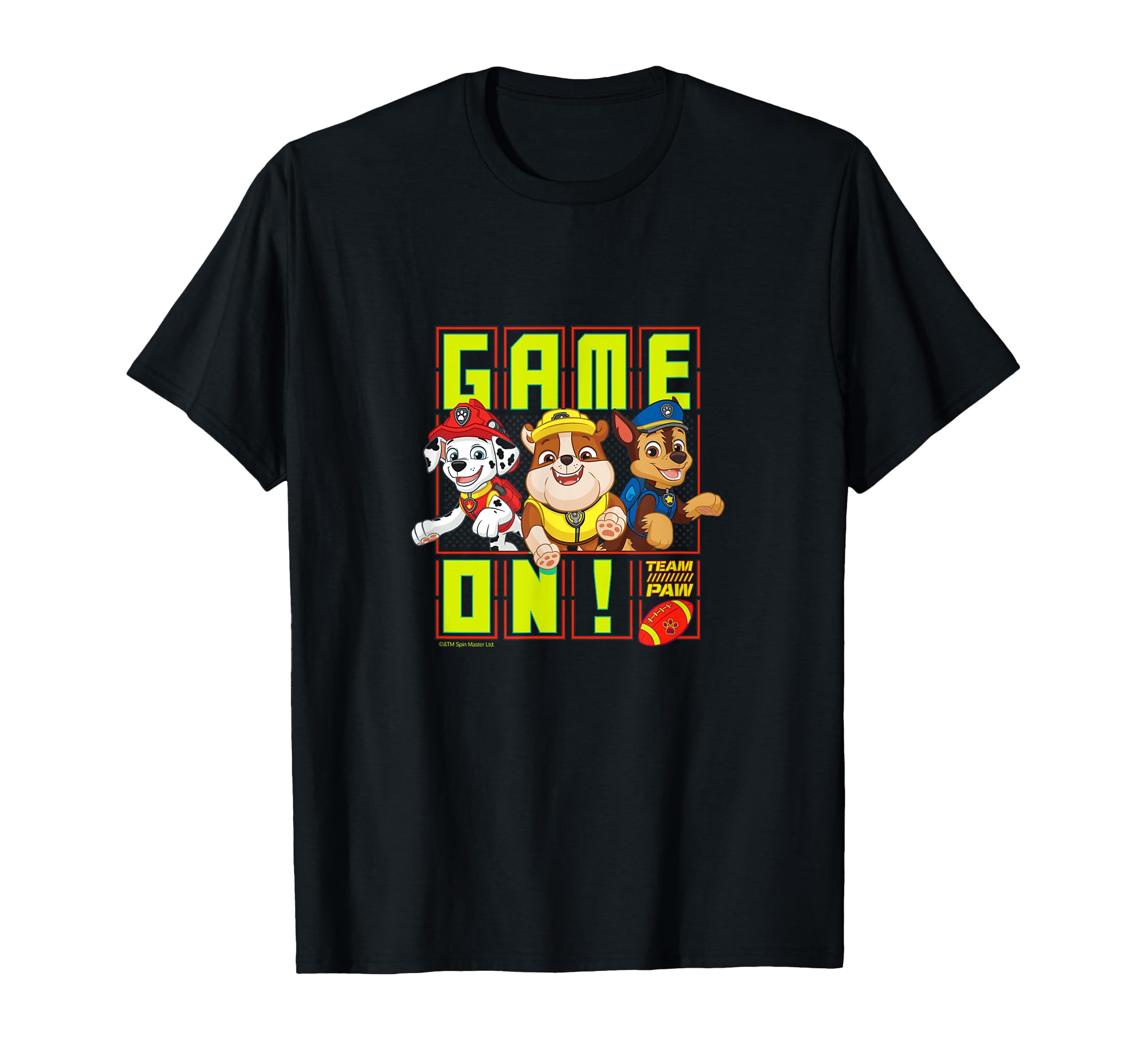 

Paw Patrol Football Team Paw Game On T-Shirt