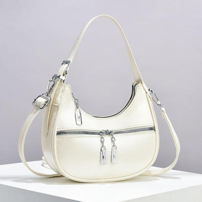 Vintage Women Solic Color Crossbody Bag Women Luxury Designer Shoulder Bags Fashion Mini Handbag Pu Leather Female Underarm Bag