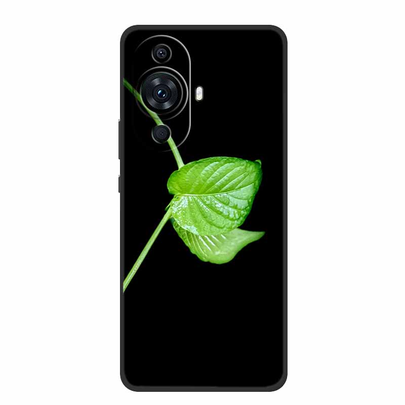 Funda For Huawei Nova 12s Case Cute Cartoon Cat Black Silicone Soft Back Cover Case For Huawei Nova 12s Case Nova12s 12 S Coque