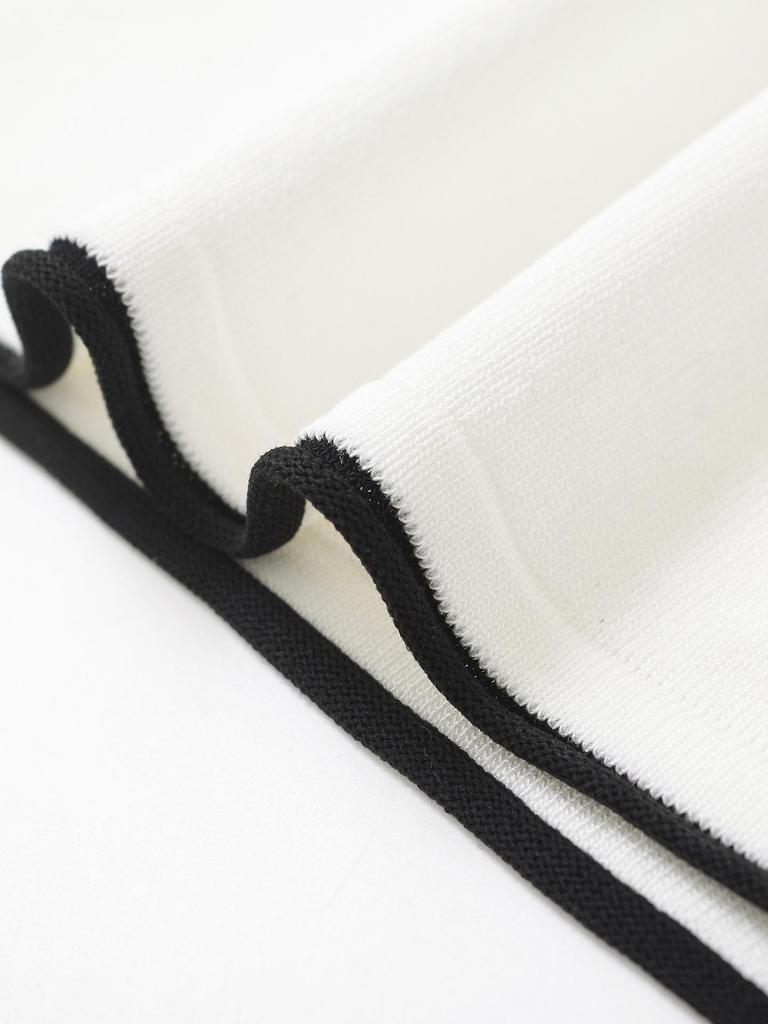 Spring 2025 Women's European & American Style Versatile Knit Top