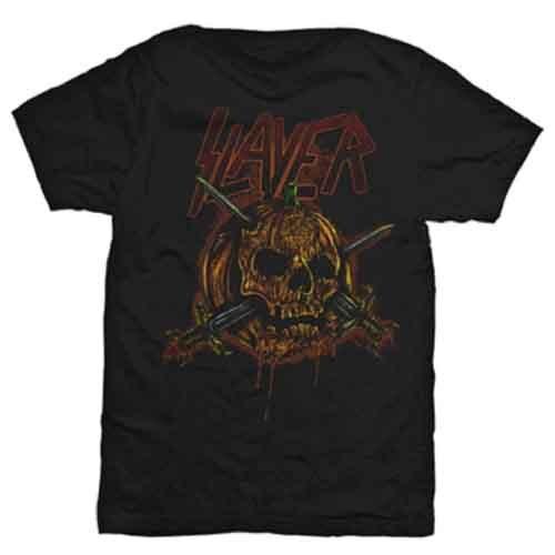 Slayer Skull Pumpkin T-Shirt Black New Unisex T-Shirt XL