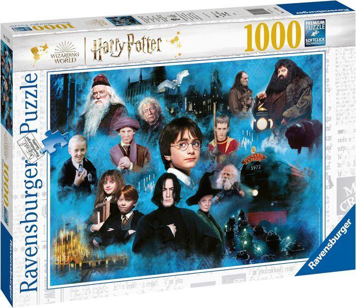 Puzzle 1000 Pièces : Le Monde Magique d'Harry Potter Coloris Unique