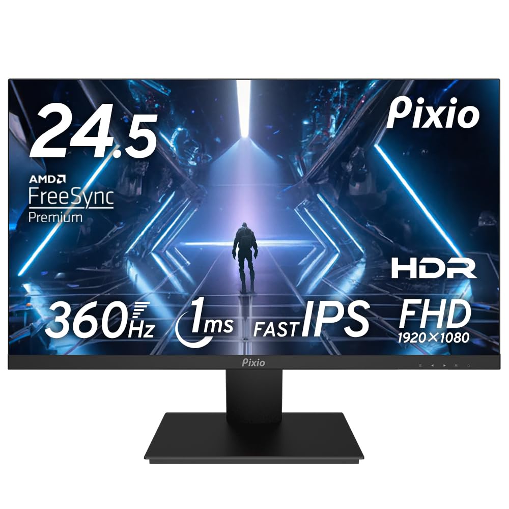 

Pixio PX259 Prime S Gaming Monitor 24.5 inch FHD IPS 360Hz 1ms