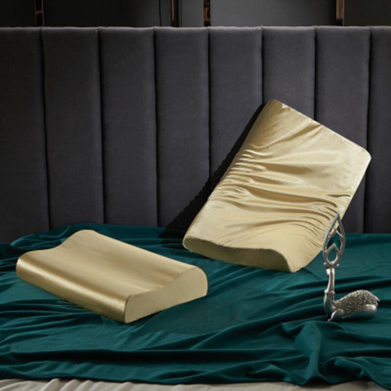 1 Pcs Luxury Satin Pillowcase Solid Color Satin Pillow Cover 30cmx50cm/40cmx60cm Pillowcase