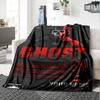 Name Custom Ghost COD Print Flannel Blanket High Quality Warm Comfortable Cover for All Seasons Perfect for Gifts Home Decor