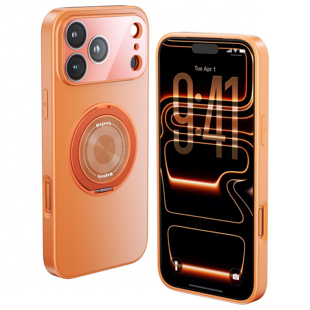 Apple 17ProMax & 16ProMax Magnetic Rotatable Drop-Proof Phone Case