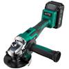 Green Forest Master Brushless Rechargeable Angle Grinder - High Power Lithium Battery for Polishing, Cutting, and Grinding.