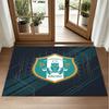 Sheffield Wednesday Design Crystal Velvet Rug Soft Decorative Mat for Bedroom Entrance