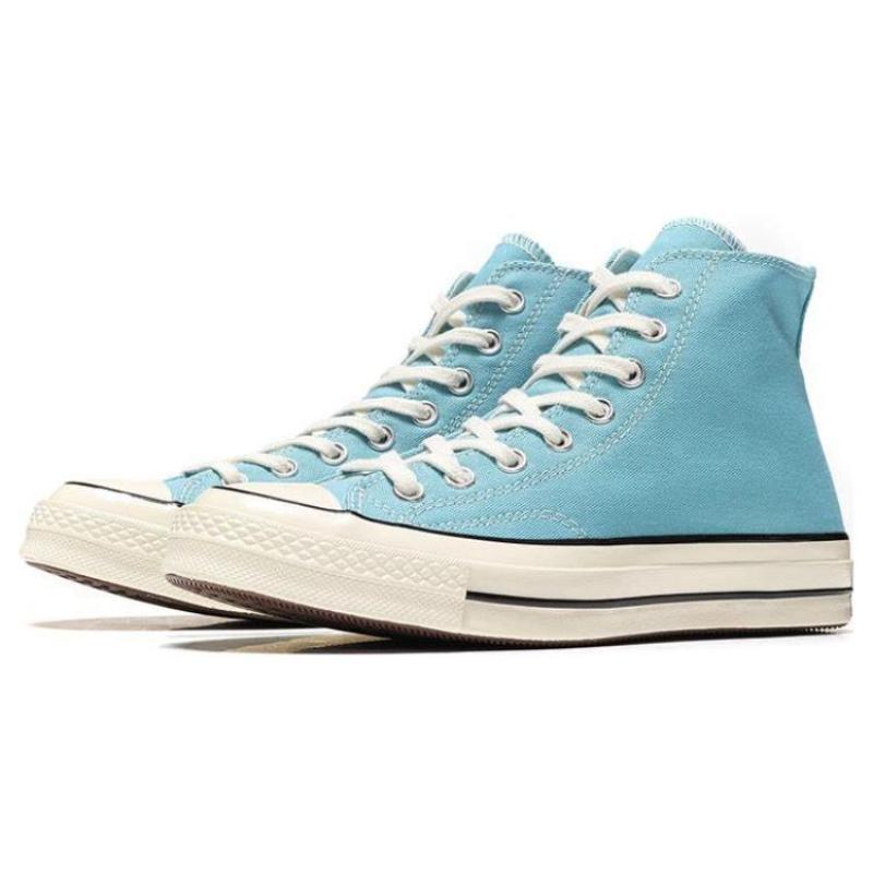 Converse 1970s Comfortable and Versatile High-Top Canvas Shoes Unisex Blue