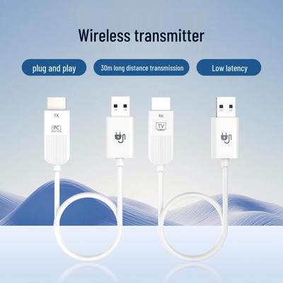 30m Wireless HDMI Extender for HD Video - Laptop To TV Screen Mirroring Pair
