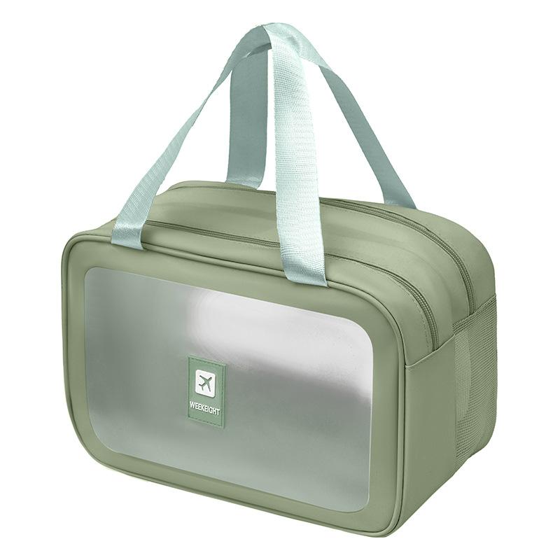 Women's Portable Cosmetic Storage Bag with Wet and Dry Separation, New Waterproof Travel Toiletry Bag