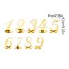 1PC Acrylic Weddings Number Holders Stylish Table Decor Sturdy Construction Elegant With Stand Parties