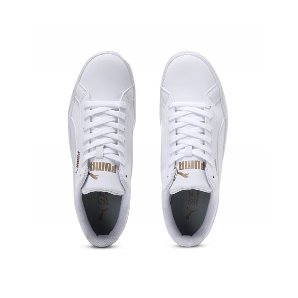 Puma Smash Classic Casual Leichte Low-Top Sneaker Unisex Sneaker Weiß Platin 359622-16
