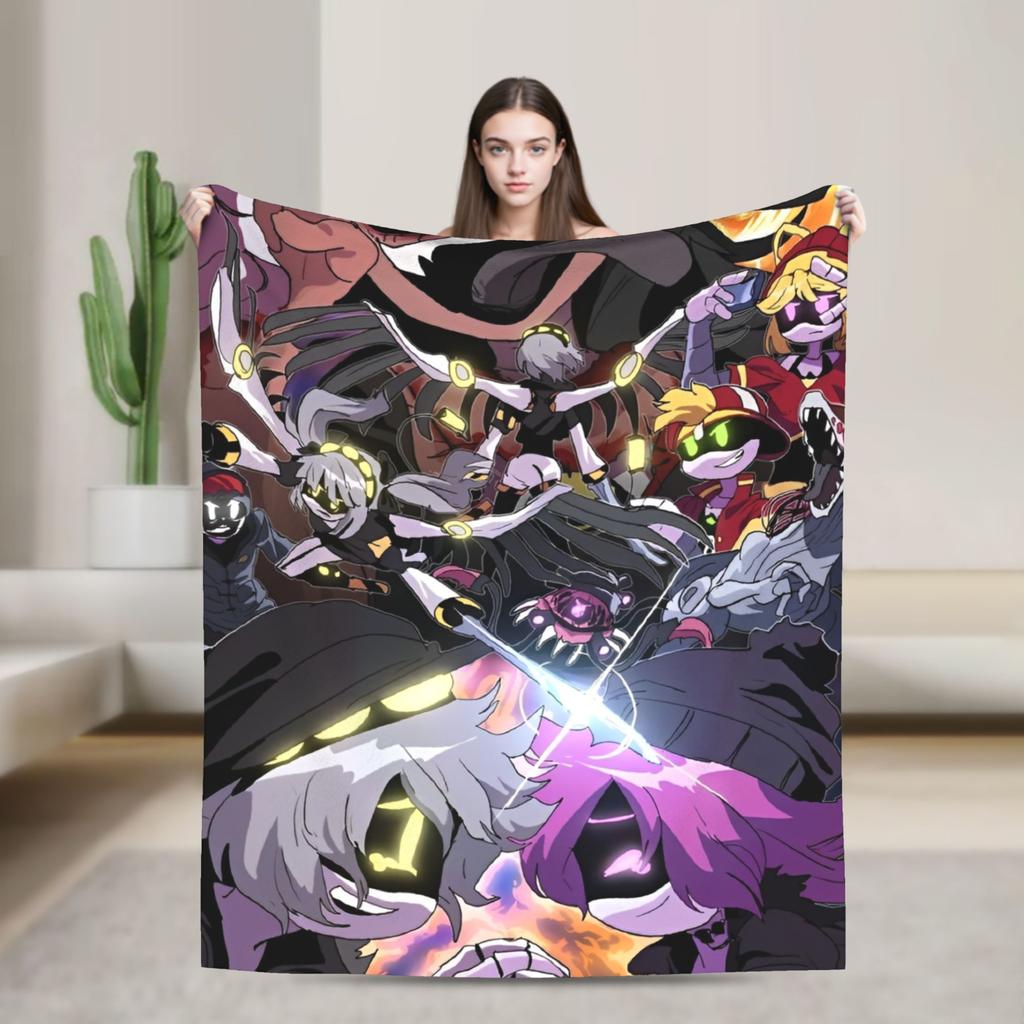 Robot Murder Drones V Uzi  Blanket Quality Super Warm  Bedding Throws Winter Airplane Travel Couch Chair Comfortable Bedspread