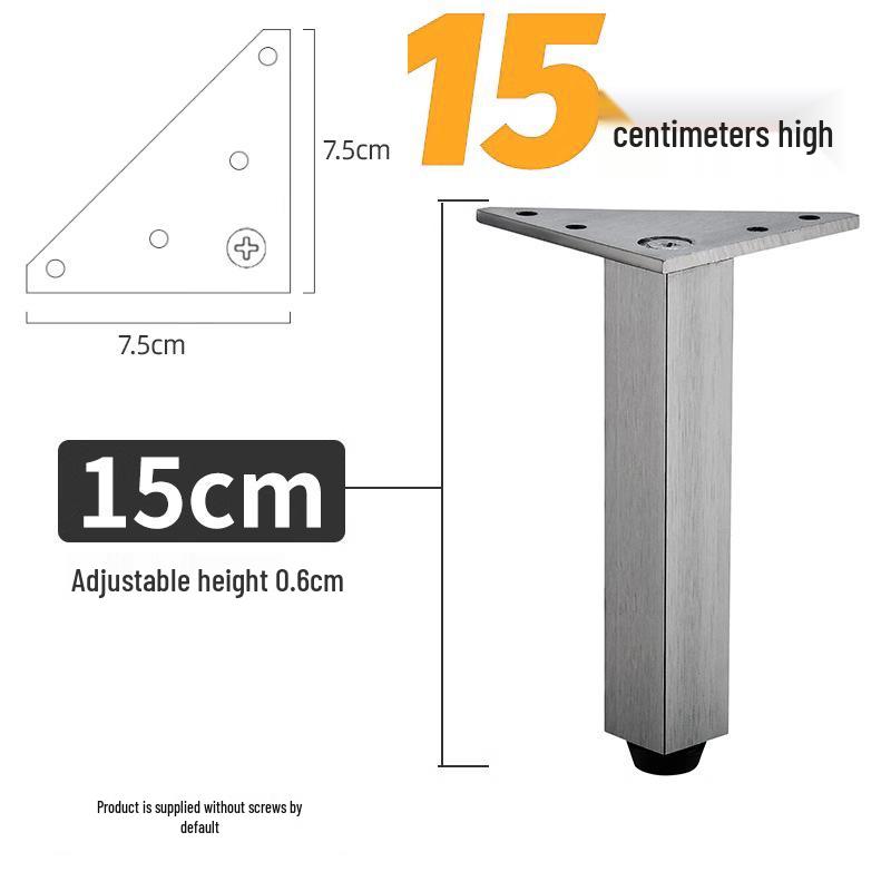 Triangular Aluminum Alloy Adjustable Sofa and Cabinet Legs