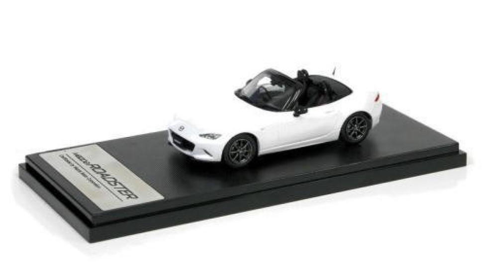 Hi Story MAZDA ROADSTER Crystal White Pearl Mica Finished Product 1/43 (2015)