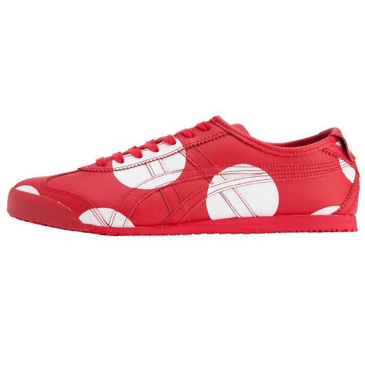 

Onitsuka Tiger Mexico 66 Slip Resistant Durable Low Top Sneakers Unisex sneakers Red White D8G2L-2323 36
