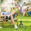 Portable Standing Misters for Outside Patio Misting Cooling System Misting Line/Riser Tube Stand Mister for Pool Playing Garden
