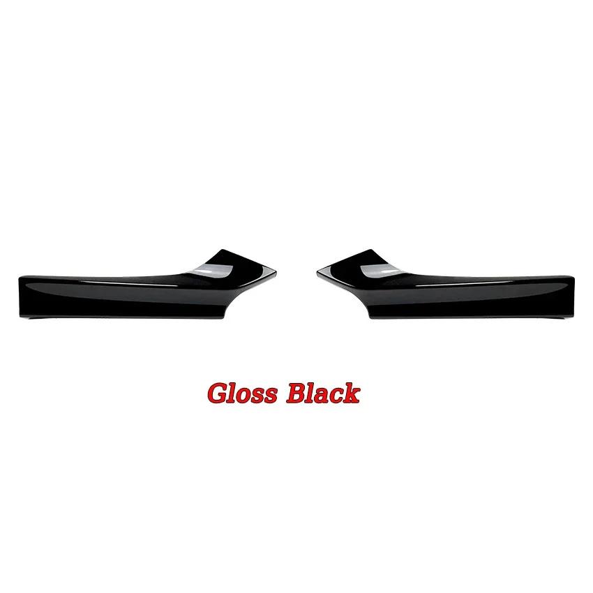 For BMW 2 Series F22 F23 M235i M240i M-Sport 2014 To 2019 Car Spoiler Cover Guard Deflector Lips Front Bumper Splitter Diffuser