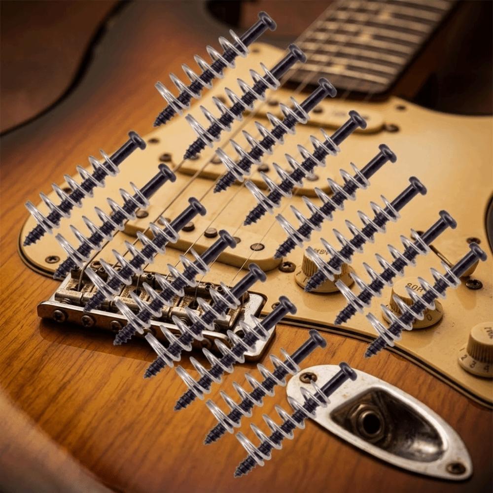 16pcs Metal Electric Guitar Mounting Screw 2.5*26mm Guitar Parts Accessory Guitar Accessory