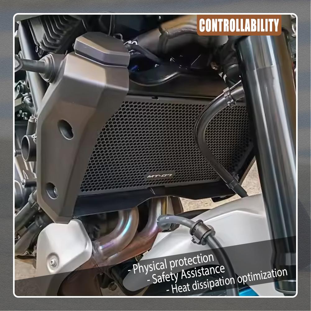 Motorcycle Modified Protective Accessories Radiator Grille Guard Protector Cover Mesh Protection For Yamaha MT-07 MT07 2025