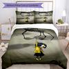 3pcs Coraline (3) Design Cover Set - HD Printed Bedding with 1 Cover and 2 Pillowcases - Perfect for Home and Dorm Decor