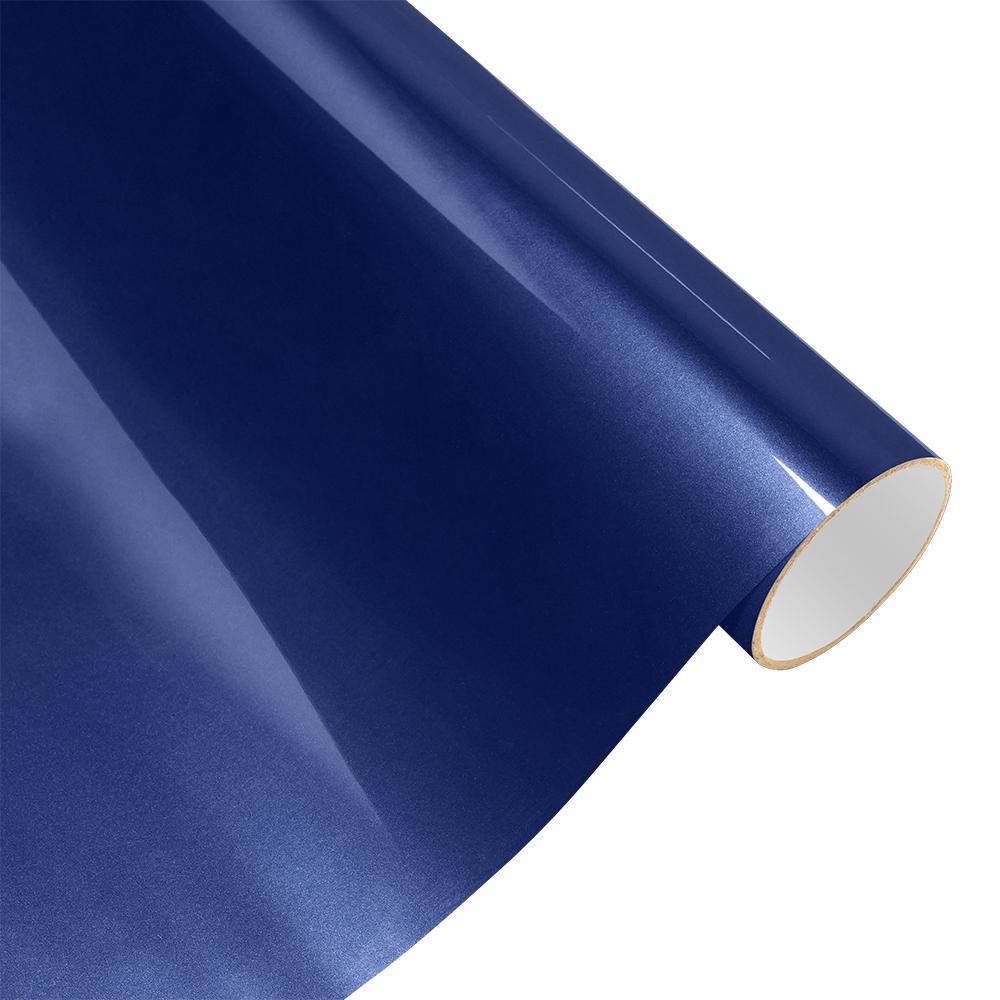 

Metal Paint Midnight Blue Car Sticker Wrap Film Auto Color Change Vinyl Film PVC PET Bubble Free Car Accessories Auto Decals 10x152cm