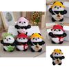 Delightful Mini Plush Panda Keychain Doll Cuddly Stuffed Animal Pendant