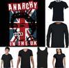Anarchy In the UK Mens Punk Rock T-shirt Union Jack Clash
