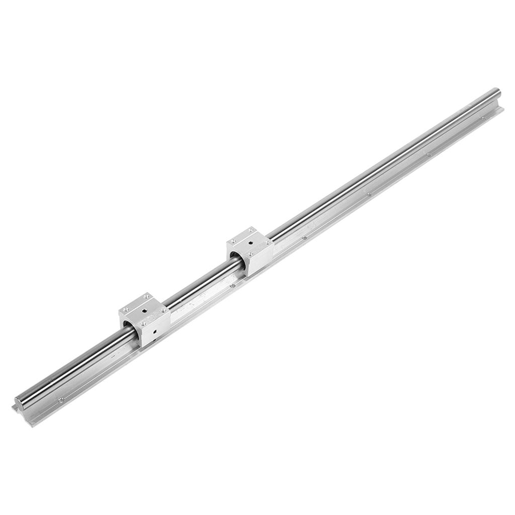 2pcs SBR20 1000mm Linear Slide Rail Shaft 4pcs SBR20UU Baring Slide Block
